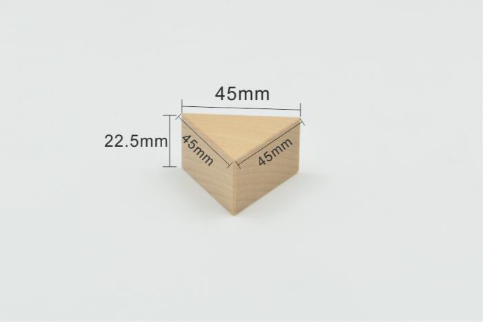 積み木 日本製 おもちゃ 知育 積木 良質 誕生日 プレゼント 1歳 2歳 3歳 4歳 5歳 国産 三角形 木製 小さな大工さん 45mm基尺 単品商品 正三角形(うす)