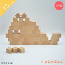 【送料無料】小さな大工さん 45-A はじめての積み木遊びにおすすめのセット 立方体64個入り 45mm基尺