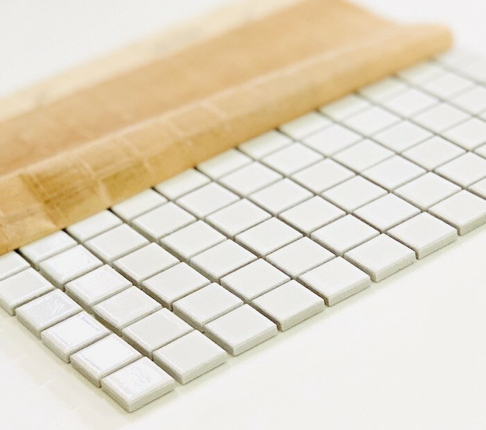 樂天商城 - 1平米分(12シート/m2) スクエアPC-V 25角モザイクタイル 12シート入 表紙貼 四角 DIY インテリア 工作 おすすめの 小さい 陶磁器　タイル