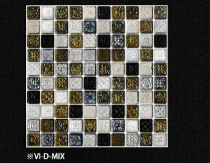 1シート 裏ネットシート or バラ ラスティカ ビスタ ルーメン VI-D-MIX 28x28mm 全...