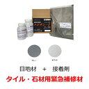 タイル用 接着剤&目地材 一体型 タイル 石材 グレー 白 内外 床 壁 用 緊急補修用 2.5kg 耐酸 耐アルカリ性 目地の補修 モザイクタイル 用 速硬化 メジボン-Z 速乾型補修材