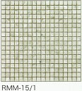 モザイクタイル シート 15角 マーブル 大理石調 磁器質 白 タソス。キッチン 壁等のDIYに(324粒)