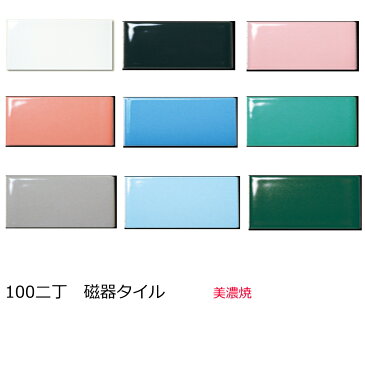 サブウェイタイル 磁器 100角二丁 二丁平 100x200 キッチンタイル アクア モザイクタイル アンテイーク カウンター お風呂 浴室 浴槽 床 壁 洗面台 玄関 100二丁 トイレ DIY おしゃれ リフォーム 耐熱 耐水 耐火 美濃焼 インテリア 建材 ビタミン マカロンカラー