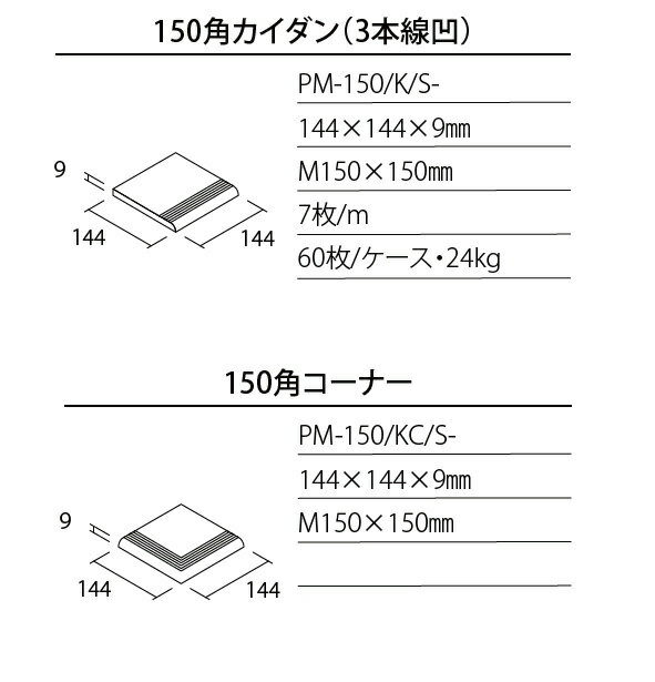 南欧テラコッタ風磁器タイル150角15センチ内外床玄関ポーチベランダガーデニングエントランスDIYリフォームお庭敷石除草用日本製美濃焼階段コーナー