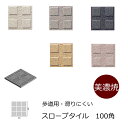 スロープタイル 磁器 床 タイル 100角 B スロープ 凸 シート 販売 歩道 厨房床 傾斜 坂道 滑り止め 防滑 洋風 和風建築 建材 補修 修繕 水回り ...