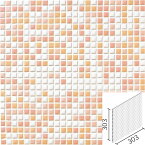 タイル ジュエリーモザイク 10mm角ネット張り JM-35/MIX2 / LIXIL INAX [購入者全員に次回使えるサンキュークーポン配布中！]