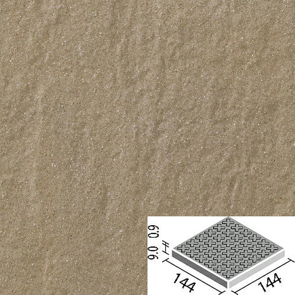 外装床タイル アレス 150mm角歩道用スロープ（Fパターン） ALS-150/12F 玄関床 屋外床 / LIXIL INAX [購入者全員に次回使えるサンキュークーポン配布中！]