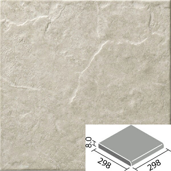 外装床タイル グレイスランド 300角段鼻(スレート調) IPF-311/GRL-5 玄関床 屋外床 / LIXIL INAX [購入者全員に次回使えるサンキュークーポン配布中！]のサムネイル