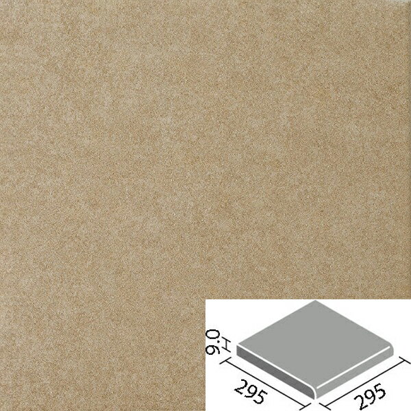 外装床タイル コンテII 300mm角段鼻(土もの調) IPF-311/CON-11 玄関床 屋外床 / LIXIL INAX [購入者全員に次回使えるサンキュークーポン配布中！]