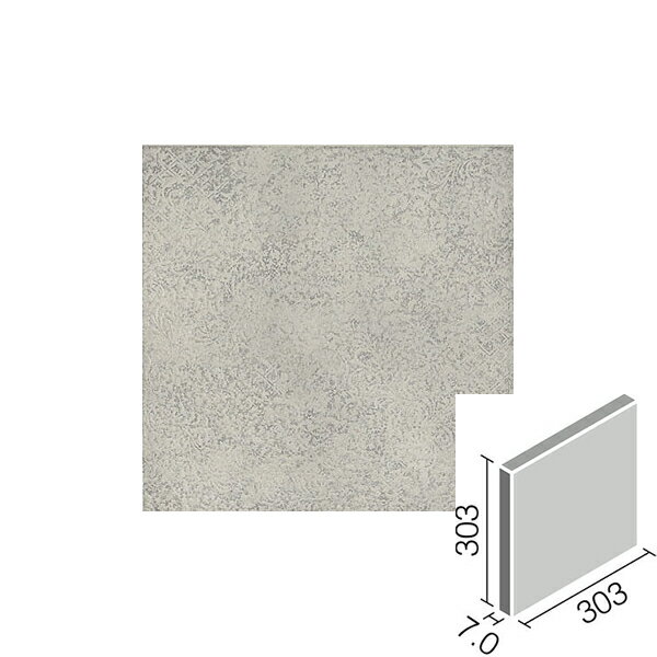 タイル エコカラットプラス レイヤーミックス 303角平(バラ) ECP-303/LAY2 ライトグレー　/ LIXIL INAX