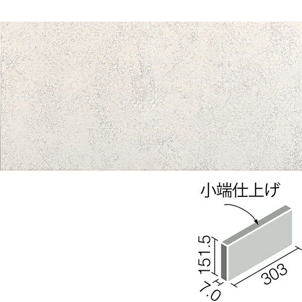 エコカラットプラス レイヤーミックス 303×151角片面小端仕上げ(長辺)(バラ) ECP-3151T/LAY1(U) ホワイト / タイル / LIXIL INAX [購入者全員に次回使えるサンキュークーポン配布中！]