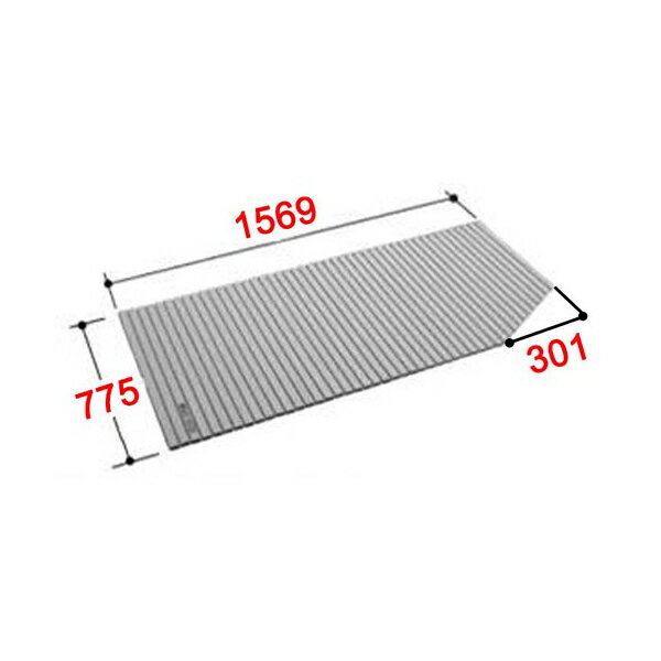 風呂ふた 1600用巻ふた BL-SC79156R-K 右タイプ 浴槽サイズ80×160cm用(実寸サイズ775×1569mm) /風呂フタ 浴槽フタ/ LIXIL INAX [購入者全員に次回使えるサンキュークーポン配布中！]