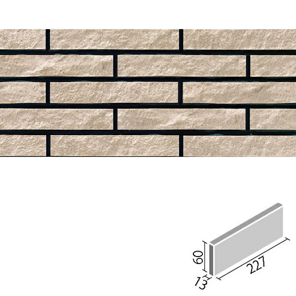 品番：CLL-2N/2目地共寸法：235×70mm実寸法：227×60mm厚さ：13.0mmあたり枚数：61枚/m2入数：60枚/ケース【商品の留意点】●接着剤張り工法、モルタル施工共用商品です。●厚さは11mmを中心に±2mmのバラつきが...