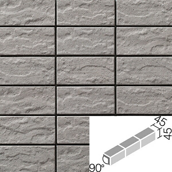 タイル フェアレサード 90°屏風曲紙張り(接着) COMH-A255/90-15N/FEA-4 / LIXIL INAX タイル [購入者全員に次回使えるサンキュークーポン配布中！]