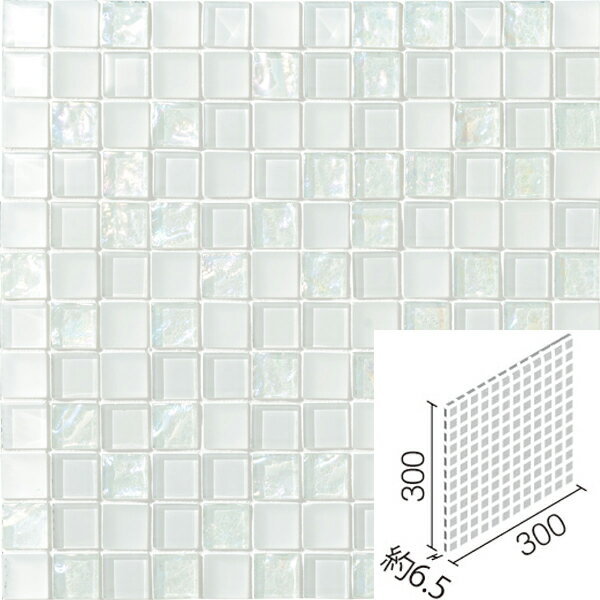 タイル ラスターガラス 25mm角ネット張り DTL-25P1/LSG-1 / LIXIL INAX [購入者全員に次回使えるサンキュークーポン配布中！]