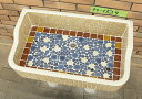 【全品P10倍+30%OFFクーポン 8/24〜27】ガーデンシンク タイル 流し台 昭和レトロ モザイクタイル張り MサイズM-1529 手作りガーデンシンク...