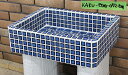 【全品P10倍+30%OFFクーポン 8/4~11】新タイル流し台 角形 nagasi-sin-kaku-etm-072-tm NET-225K-072窯変なまこのタイルを使用しています 昭和レトロ 懐かしくてレトロ 新しい お洒落 手作り タイル流し台 シンク DIY