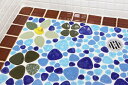 【全品P10倍+30%OFFクーポン 8/4~11】ガーデンシンク タイル 流し台 昭和レトロ モザイクタイル張り MサイズM-1429 手作りガーデンシンク タイル流し台 エクステリア お洒落 老人ホームなどにも大好評です