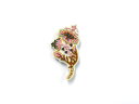 【KLAUS HAAPANIEMI × KEIJI TAGAWA】 Pink flower Brooch