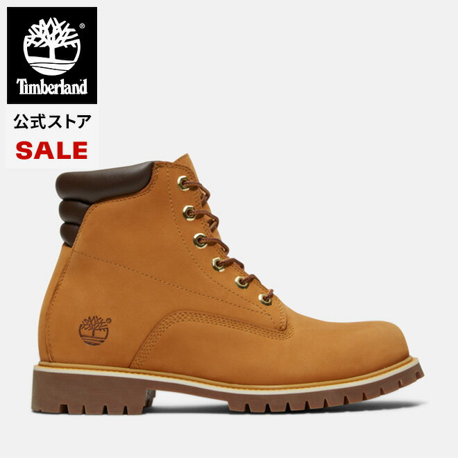 最大1,000円OFFクーポン配布中｜ 5/16 (木)09:59まで｜ティンバーランド Timberland アウトレット メンズ アルバーン 6インチ ウォータープルーフ ブーツ - ウィート37578 防水 アウトドア カジュアル