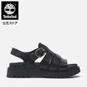 【公式】ティンバーランド Timberland レディース クレアモン ウェイ フィッシャーマン サンダル - ブラック(4)