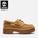 【公式】ティンバーランド Timberland レディース ストーン ストリート ボート シューズ - ウィート