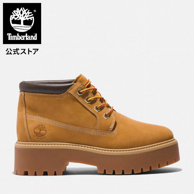 【公式】ティンバーランド Timberland レディース ティンバーランド プレミアム ウォータープルーフ プラットフォーム チャッカ - ウィート