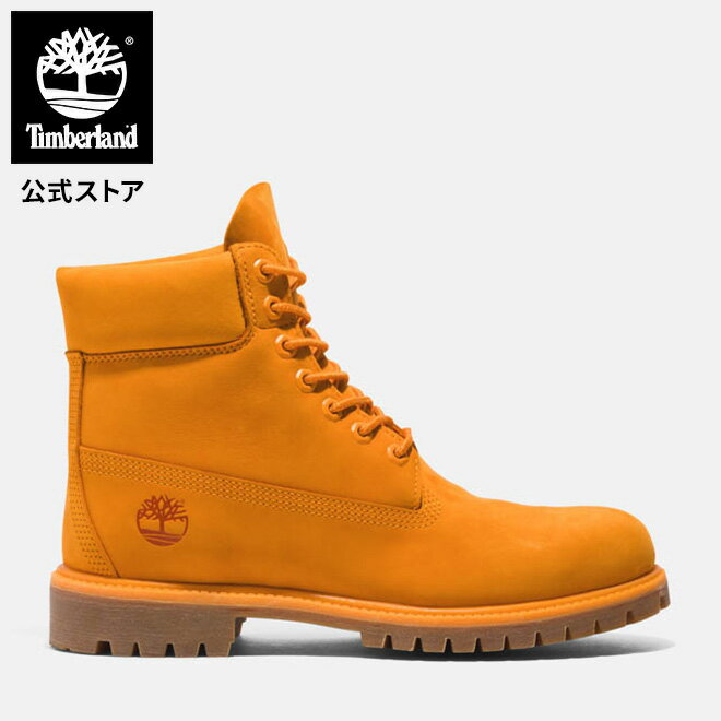 【公式】ティンバーランド Timberland メンズ ティンバーランド プレミアム 6インチ ウォータープルーフ ブーツ - ダークチェダー