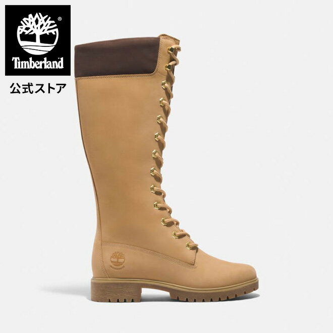 【公式】ティンバーランド Timberland レディース プレミアム 14インチ ウォータープルーフ ブーツ - ライトベージュ