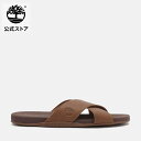【公式】ティンバーランド Timberland シートン ベイ クロス ストラップ サンダル - ブラウン メンズ