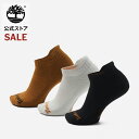 40%オフ | Timberland Special Summer SALE 7/11(金) 1:59まで|【公式】ティンバーランド Timberland オールジェンダー 3パックニュー マーケット ダブルロゴ ハーフクッション ノーショウソックス