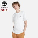 最大45%オフ | Timberland Special Summer SALE 7/11(金) 1:59まで|【公式】ティンバーランド Timberland メンズ 半袖 オイスター リバー チェスト ロゴ Tシャツ