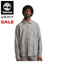 50%OFF : 1.24 (月) 20:00 - 1.28 (金) 1:59 Timberland アウトレット メンズ 長袖 ユーティリティ オーバーシャツ グレー 緑 グリーン A43R2 綿 100% オーガニックカジュアル ストリート アウトドア タウンユース シンプル 重ね着