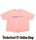 【公式】ティンバーランド timberland アウトレット レディース 半袖 スティップルド リニア ロゴ Tシャツ A2CWV 綿 綿100 クロップド丈 フロントロゴ トップス シャツ カットソー 春夏 綿素材 カジュアル スポーツ