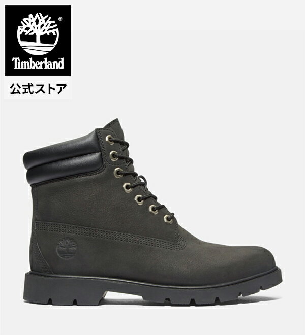 【公式】ティンバーランドTimberland メンズ 6インチ ベーシック ブーツ - ブラック