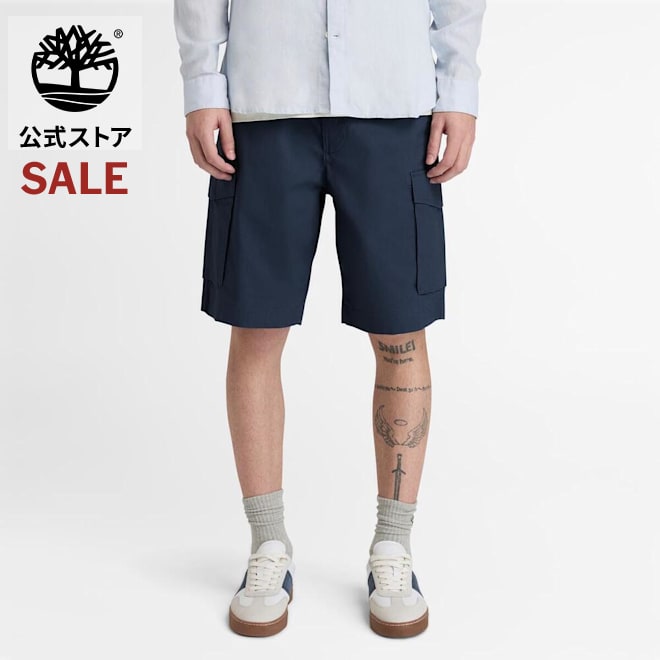 50%オフ | Timberland Special Summer SALE 7/26(日) 1:59まで｜ティンバーランド Timberland ポプリン カーゴ ショーツ メンズ