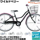 大人モードの女子小学生へ！大人に恋する、キラキラ自転車！ サイズ 26インチ メーカー品番 WB601 カラー ブラックパンサー ブルーベリー スターネイビー 変速段数 変速なし(シングル) 適正身長 約132cm〜153cm(目安) サドル最低地上高 66.5cm 重量 約15.5kg ポイント ・MTB風でかっこよく、曲線のかわいい軽量フレーム「新型変形アルミフレーム」 ・操作しやすい。（セフティ機構・3色スペアキー付き）「シリンダーサークル錠」 ・明るいLEDを搭載したダイナモランプ「LEDダイナモランプ」 ・手元でダイナモ操作ができる「ロッド式ダイナモリモコンレバー」 ・キュートなグラフィックをプリント。直付けサドルでより小さなお子様でも乗りやすい「ハート型スポーティサドル」 ・軽い力で確実な制動力を発揮「ツーピボットキャリパーブレーキ(前)」 ・新開発！さらに確実に静かに止まる制動力を高めたブリヂストンオリジナル「フリストブレーキ(後)」 ・グリップを回せば音が鳴る「グリップベル」 ・キラキラ輝く新星形クリスタルタイプ「ミラー入りホイールアクセサリー（18個付属）」 ・キラキラ輝く新星形クリスタルタイプ「ミラー入りバスケットアクセサリー（6個付属）」 ・大きな荷物もすっぽり入る「角型ワイヤーバスケット」 ・軽量・軽い走り「アルミリム」 ・握りやすいからしっかりブレーキをかけられる「ウェーブシェイプブレーキレバー」 おすすめポイント この自転車はブリジストンサイクルから発売の子供用自転車「ワイルドベリー」です。 大人のトレンドを取り入れた新感覚の女の子向け自転車です！ きらきらかわいい新型の星型アクセサリーや、ロゴ＆柄入りのサドルなど、とってもお洒落なモデルになっています。 もちろん自転車としての機能も充実、安全安心の明るいライトや、新開発の雨の日でも止まりやすく音鳴りがしにくいブレーキなどを装備しています。 かわいさだけじゃなく、安全機能や、かっこよさも備えた、パパもママも納得のガールズバイクです！ BAA対応モデルとなっており、安心してお乗りいただくことができます。 ●商品については、搭載画像が実物と異なる場合がございますので、ご了承下さい。 ●ディスプレイの違いなどにより、多少色調が実物と異なる場合がありますので、ご了承下さい。 ●メーカー都合などにより、仕様に変更がある場合がございますので、ご了承下さい。 ●乗車適応身長は目安です。手足の長さ、年齢、筋力等により乗車できない場合もございますので、ご了承下さい。 ●メーカー希望小売価格はメーカーカタログに基づいて掲載しています