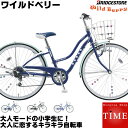 楽天自転車専門店 タイム（TIME）【キラキラ星型アクセサリー付】ブリヂストン ワイルドベリー 26インチ 6段変速付 2021年-2023年ロングセラーモデル WB661 大人のトレンドを取り入れた新感覚の女の子向け自転車 子供自転車 ブリジストン 子供用自転車 26型 6段ギア付