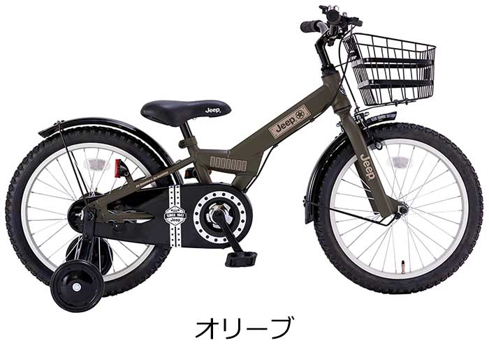 JEEP ジープ 子供用自転車 幼児用自転車 JE-16G JE-18G 補助輪付き 2