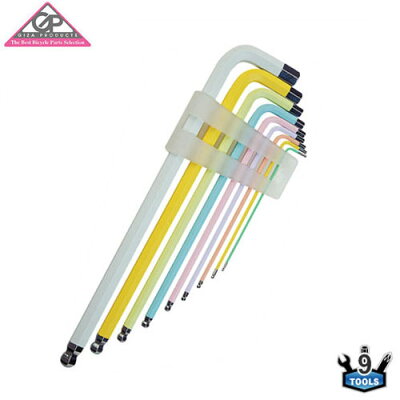 【自転車ツール】GIZAPRODUCTSギザプロダクツツール9HexKeyWrenchSet(Long)9本アレンキーセットTOL17000M