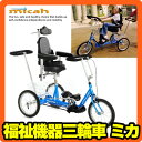 【アウトレット価格45%OFF!展示品処分品!】福祉機器三輪車 パシフィックサイクルズ ミカ(MICAH)【痙性麻痺等の症状のお子様に乗っていただくのに適した福祉三輪自転車です】