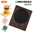 秋 冬 保温コースター 40/55℃ コーヒーウォーマー usb 水/牛乳/ 2段階の温度設定 家庭/オフィスの必需品 お茶/コーヒードリングなど飲み物用 カッ...