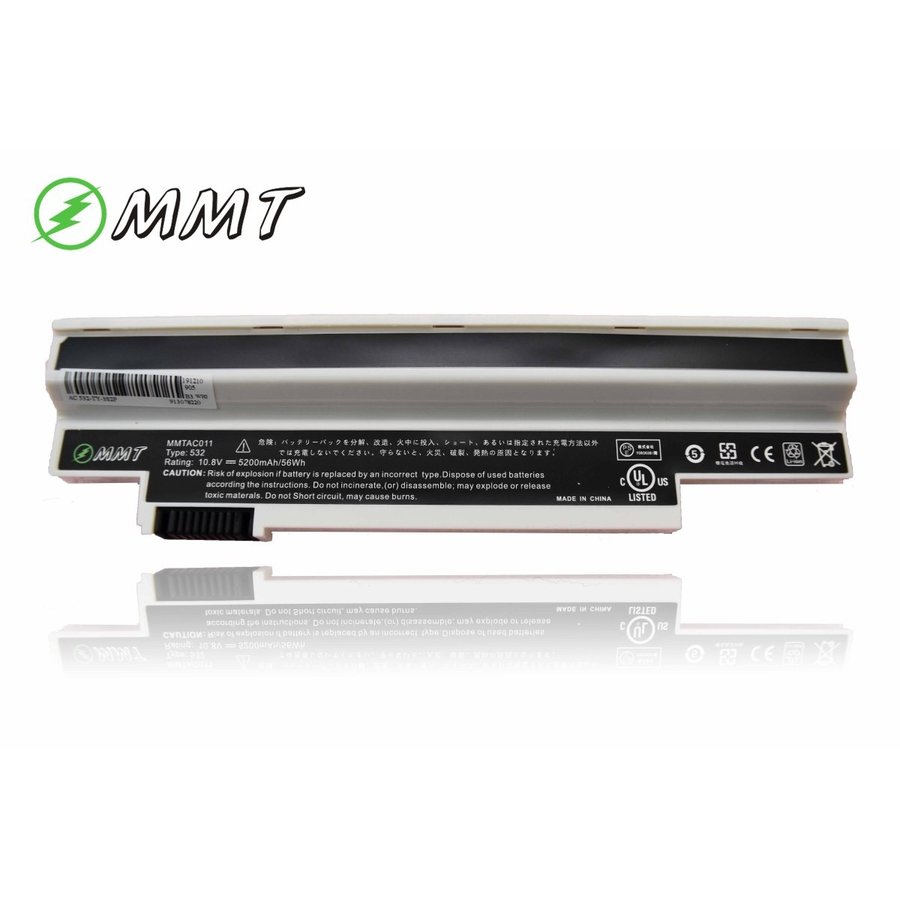 エイサー 新品 白 Acer Aspire One532h 533AO 532G Acer NAV50 UM09C31 UM09G31 UM09H31 UM09H36 UM09H41 AO532h-B6 互換バッテリー