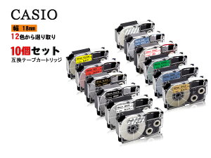 Casio casio  ͡ ߴ ơץȥå ƥץơ ߴ  18mm Ĺ 8m  12 ơץȥå 顼٥  ͡ 10ĥå 2ǯݾڲǽ PT910BT