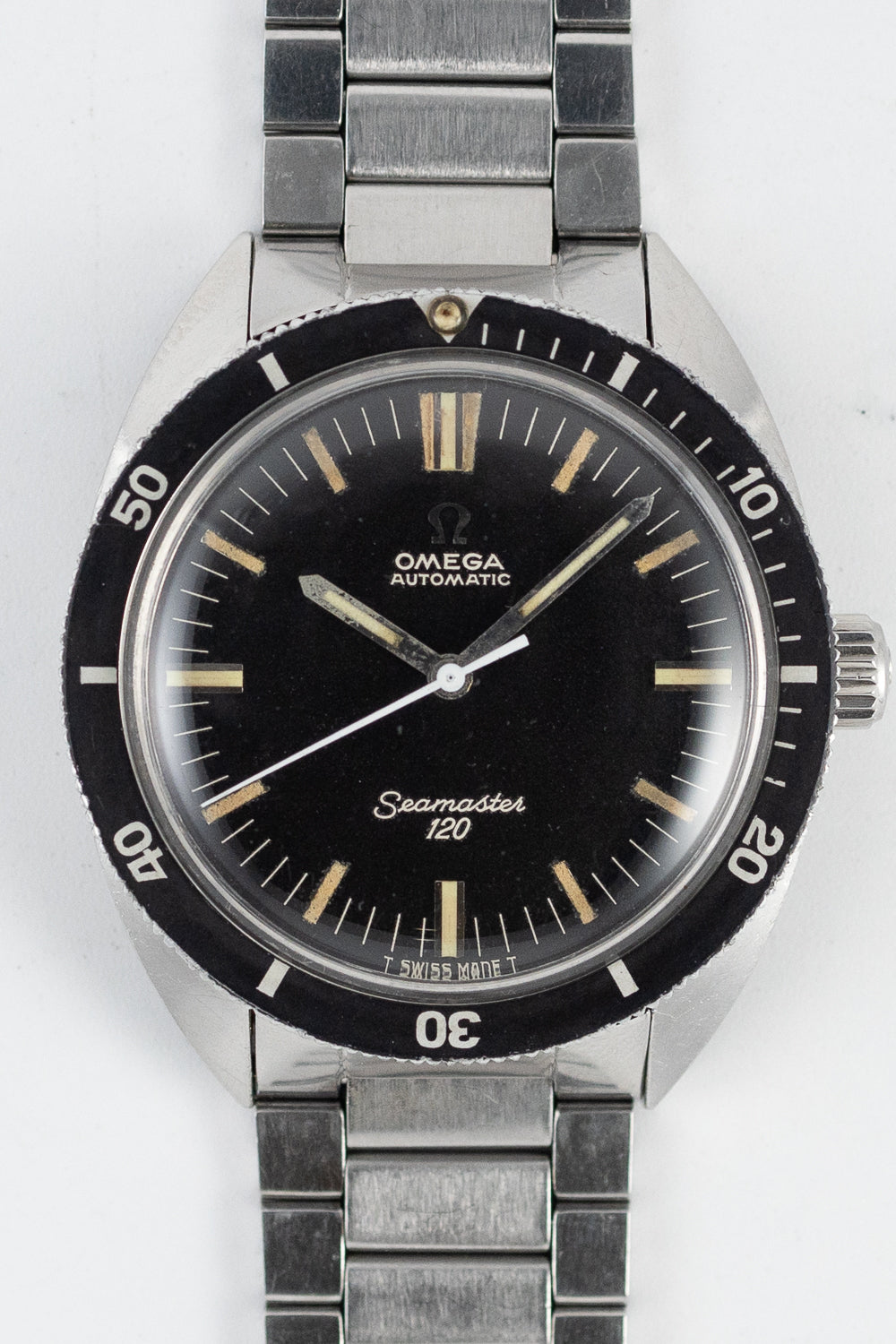 OMEGA Seamaster120 Ref.165.027 NO DATE Ref.1067 FLAT LINK BRACELET【自動巻き】【ヴィンテージ時計】
