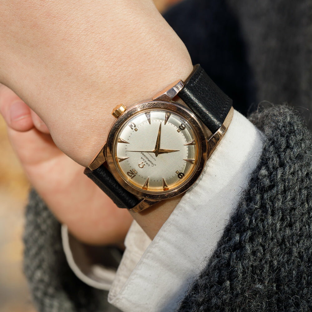 OMEGA Seamaster Ref.2577-9 Rose Gold Bumper【自動巻き】【ヴィンテージ時計】
