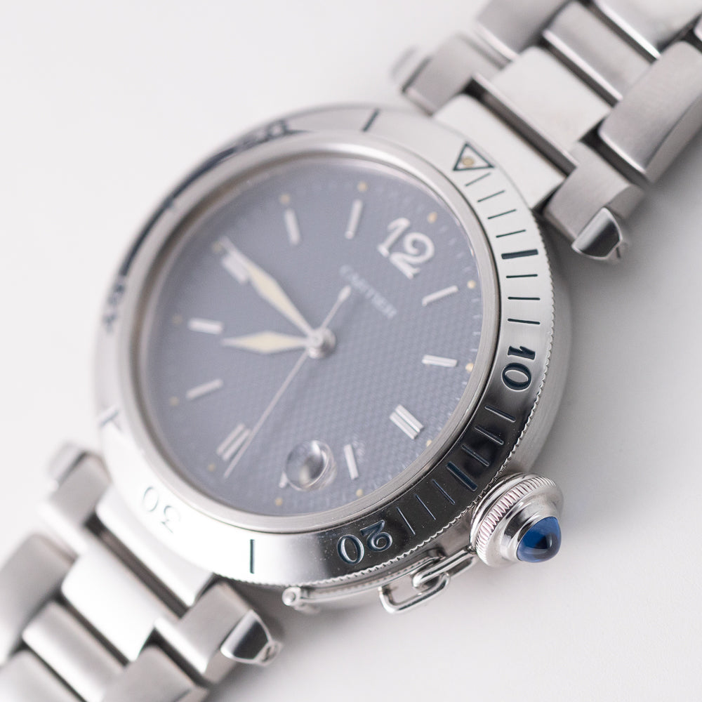 CARTIER LM PASHA REF.1040 w.BOX and Paper【自動巻き】【ヴィンテージ時計】