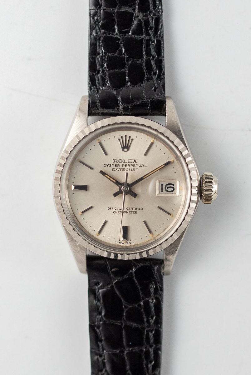 ROLEX OYSTER PERPETUAL DATEJUST Ref.6517 18KWG SKU: 42904