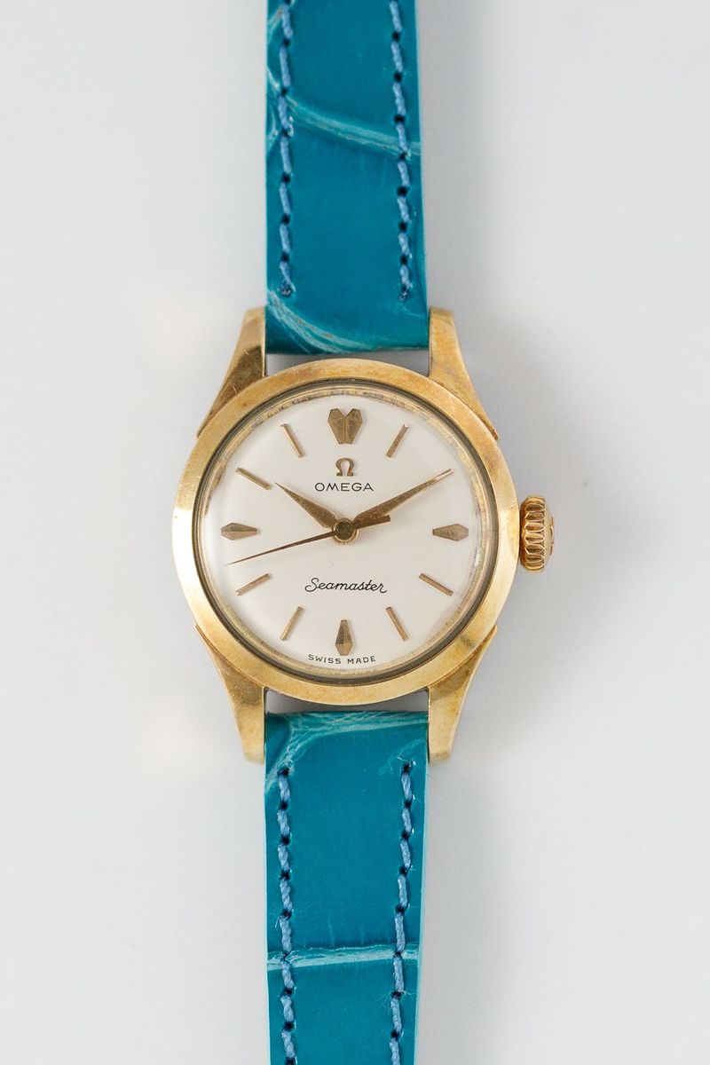 シーマスター OMEGA　オメガ　Seamaster　シーマスター　レディース　　29651SC　Gold Top　ゴールドトップ　手巻　1956年製　ヴィンテージ　アンティーク　SKU:19245