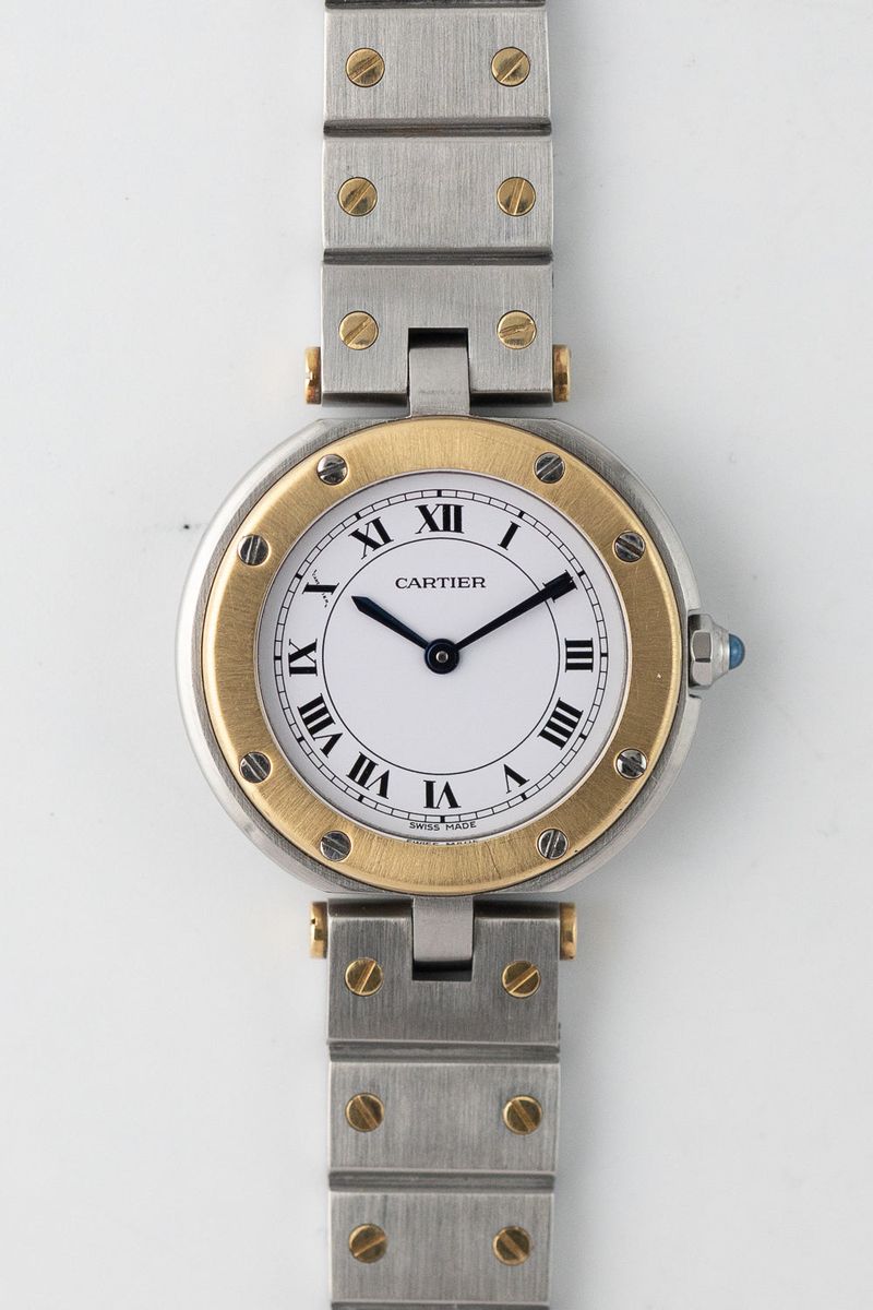 CARTIER SM SANTOS RONDE Ref.8191 カルティエ サントス 1990年代 SKU: 42376